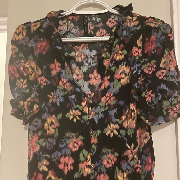 Zara Trf floral blouse - Picture 1 of 3